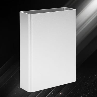 Boîtier de projet en aluminium intégré argent mat DIY coque de produit électronique 28x84x110mm