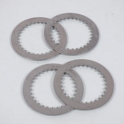 kit 4 gladde koppelingsplaat voor moto cross enduro suzuki 100 rm 2003 2004 nieuw