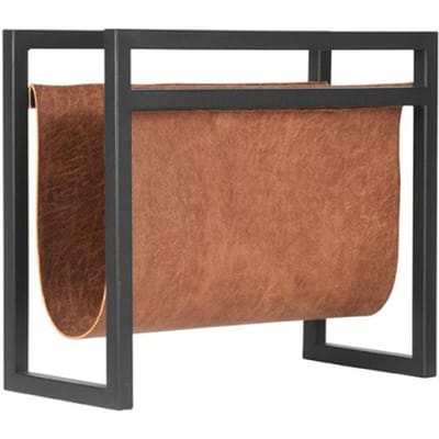 Label51 Wanddecoratie Magazinehouder Cognac Leder