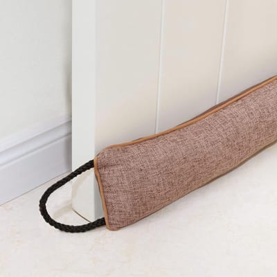 Decoratieve Windstopper 106cm voor Deur & Raam - Bruine Tochtstopper Geluidsblokker - 42 inch
