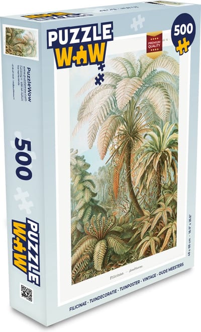 Puzzel Vintage - Oude meesters - Varens - Planten - Natuur - Legpuzzel - Puzzel 500 stukjes
