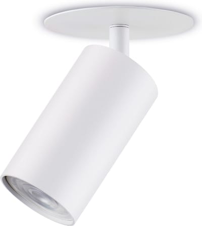 Maclean - Wandlamp - inbouw / buis, spot - rond - aluminium - GU10, 55x100mm, kleur wit - MCE364 W
