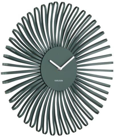 Karlsson Wandklok Polo - Groen - 48x48x48cm - Wandklok Modern