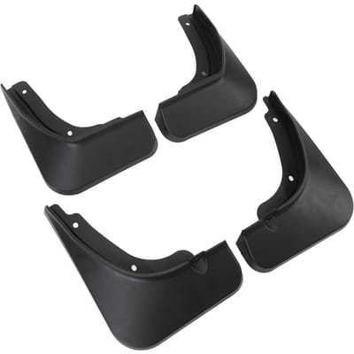 4 Stuks Auto Spatlap Betrouwbare Bescherming Schokbestendig Stevig Zwart Voor Achterwiel Spatbord Spatbord voor Sportage black