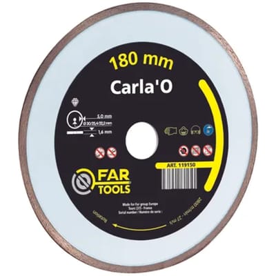 Far Tools Diamantschijf Carla'o - Tegels En Beton - 180x2,4x22,2mm - Gesloten Rand