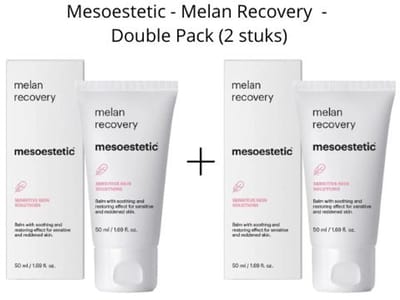 Mesoestetic Melan Recovery Set 2x – Kalmerende Crème – Herstel na Peeling & Laser – Gevoelige, Rode & Beschadigde Huid