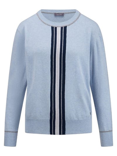 Trui ronde hals Van BASLER blauw