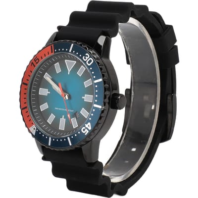 Horloge met Draaibare Lunette Luminescent Automatisch Datum Analoge Weergave Kalender Waterdicht Heren Automatisch oranje