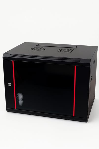 DSIT Baseline 9U wandkast met glazen deur 600x450x500mm (BxDxH) - serverbehuizing - serverrack - 19 inch