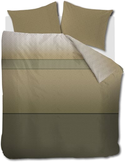 Beddinghouse Carter dekbedovertrek - Tweepersoons - 200 x 200/220 cm - Groen