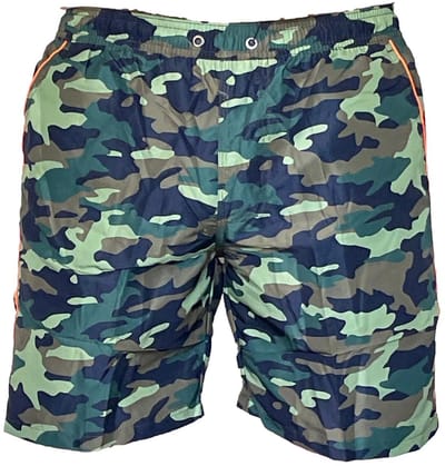 Zwemshort Curaçao Khaki - Maat 3XL - Zwemshort Heren Multicolor - Shark One