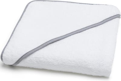 Torres Novas 1845 Poncho / Badcape Mira, Zilvergrijs - 90 x 90 cm - Katoen