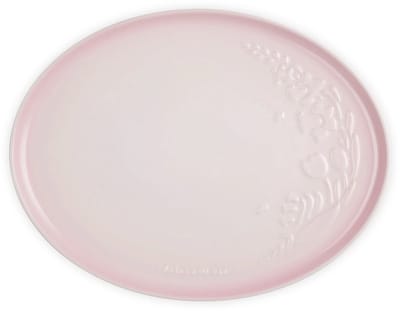 Le Creuset Ovale Serveerschaal 36cm Jardin Collectie Shell Pink