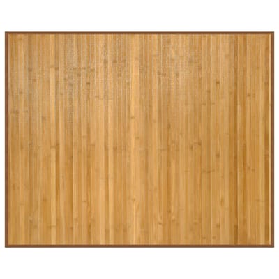vidaXL - Vloerkleed - rechthoekig - 80x100 - cm - bamboe - naturel