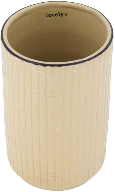 Zusss Vaas Keramiek Relief Lovely Keramiek Sand