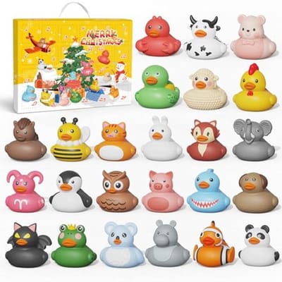 Adventskalender voor Jongens en Meisjes - 24 Dagen Aftelkalender met Badspeelgoed - Perfecte Cadeaus voor Peuters