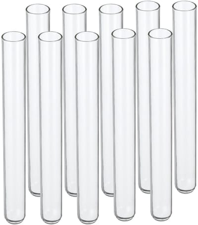 Proefbuizen 15 ml - 50 Heldere glazen containers voor plantengroei, wetenschappelijke experimenten en badzoutbehandeling