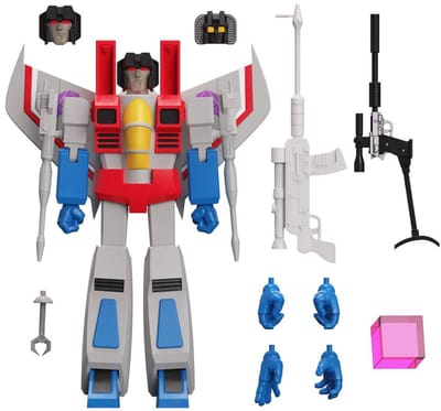 Super7 Transformers Ultimates Action Figure Starscream G1 18 cm Action Figuur