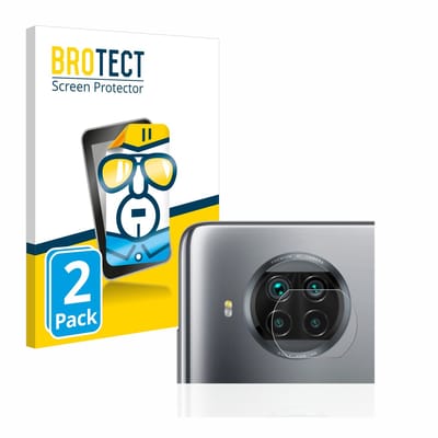 BROTECT - Screenprotector voor Xiaomi Mi 10T Lite (ALLEEN Camera Lens) - Folie Beschermfolie transparant 2 Stuks