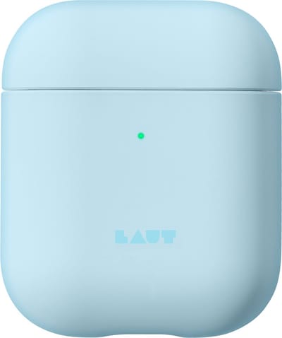 Laut Huex pastel hoes bescherming case geschikt voor AirPods - Lichtblauw