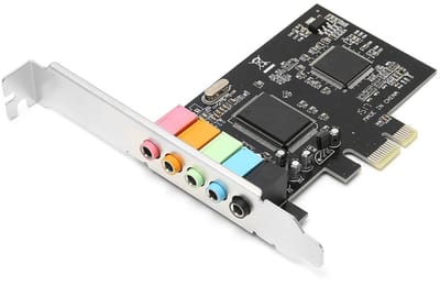 Dailygoods- Geluidskaart 5.1 Surround Sound - Interne Geluidskaart - 6-Kanaals Geluidskaart - PCI Express - Compatibel met DirectSound 3D - Heldere Geluidskwaliteit - Audiokaart
