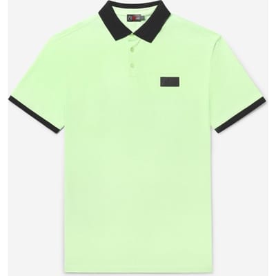 AB Lifestyle - Regular Polo | Pastelgroen / Zwart - Heren - Maat: XS