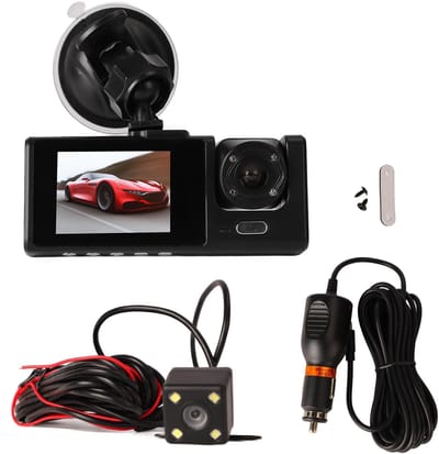 Dailygoody - Dash Cam Voor Achter - 170° Groothoek - Nachtzicht - 1080p Full HD - Accident Lock - Loop Recording - Parkeermonitor - Geschikt voor