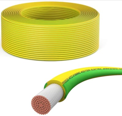 Aardingskabel Groen/Geel 10mm² 10 Meter XLPO Kabel