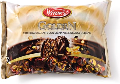 Witors Golden chocolade - Pralines met hazelnootvulling en krokante granen - 1 Kilo