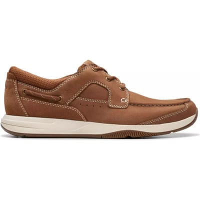Clarks Sailview Lace - heren veterschoen - Bruin - maat 40 (EU) 6.5 (UK)
