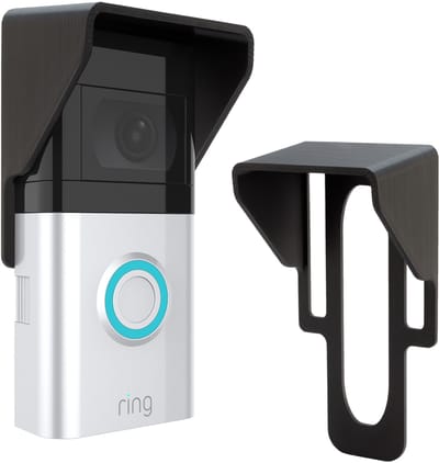 Deurbel cover geschikt voor Ring - Beschermt tegen regen en zonneschijn - Geschikt voor Ring 1/2/3/4 – Zonder extra gaten te boren.