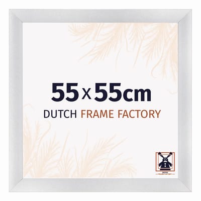 Fotolijst 55x55 cm - MDF - Zilver Mat - Praag