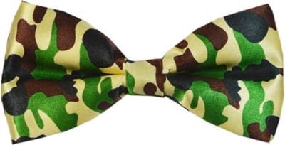 Fako Fashion® - Vlinderstrik - Vlinderdas - Print - 12cm - Camouflage Groen