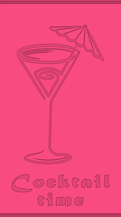 Strandlaken - Cocktail Pink