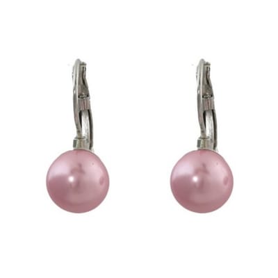 Behave - Roze pareloorbellen 2cm - romantisch detail voor elke dag