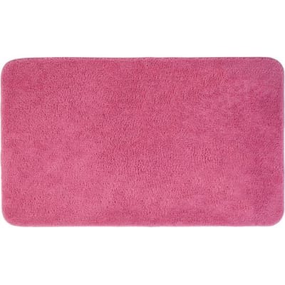 LIVARNO home Badmattenset (Badmat met toiletuitsparing, Roze)