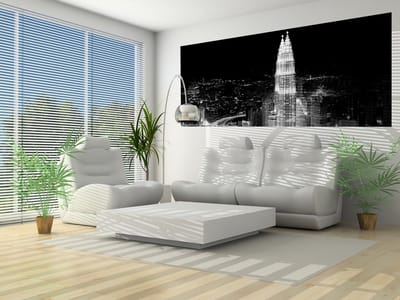 City Skyline Photo Wallcovering