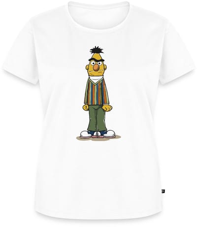 Sesamstraat Bert Pose Premium T Shirt Dames