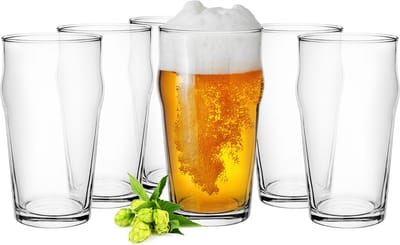 Glasmark Bierglazen - 6x - pils glas - 530 ml - glas - speciaal bier
