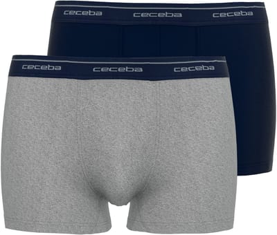 CECEBA Monza 2-pack Heren Boxer - Blauw/Grijs