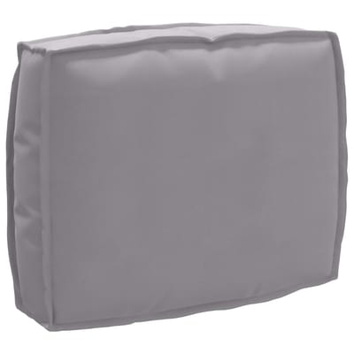 vidaXL - Kussen - Grijs - 50 - x - 40 - x - 12 - cm - Oxford - Stof