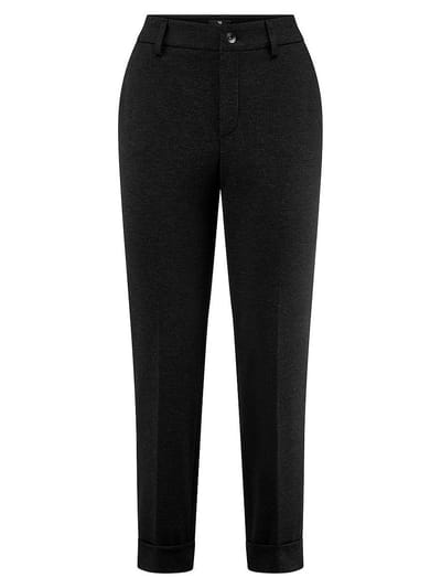 Enkellange broek Van Peter Hahn grijs