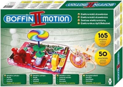 Boffin II Motion Elektrokit – 165 Elektronica Experimenten – Beweging & Voertuigen – 50 Onderdelen – Vanaf 8 Jaar