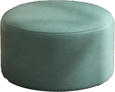 Ronde poef - Voetenbankje - Ontspannen Zitten - Comfortabel Binnen/Buiten - 28x28x20cm - C
