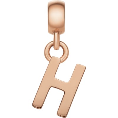 Daniel Wellington DW Charm Letter H Rose Gold
