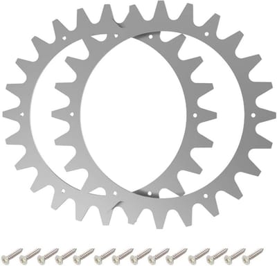 Anti-slip spikes - Tractie spikes - Robotmaaier grip - Stalen off-road kit - 4-delig - Zilver