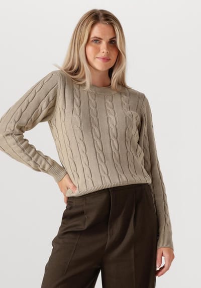 Copenhagen Muse Cmkotom-pullover Truien & vesten Dames - Sweater - Hoodie - Vest- Beige - Maat XL