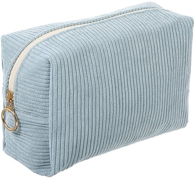 Dailygoods - Make uptas Klein, Vrouwen Reis Cosmetische Tas met Rits Grote Capaciteit Multifunctionele Make-uptas Reisaccessoires Organizer (Blauw)