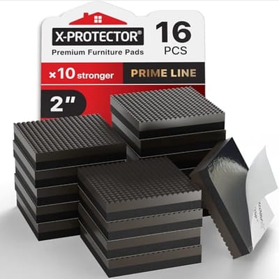 Non-slip Meubelpads - Premium 16 Stuks 50mm - Bescherming Voor Vloeren - Ideale Oplossing Voor Stoelen