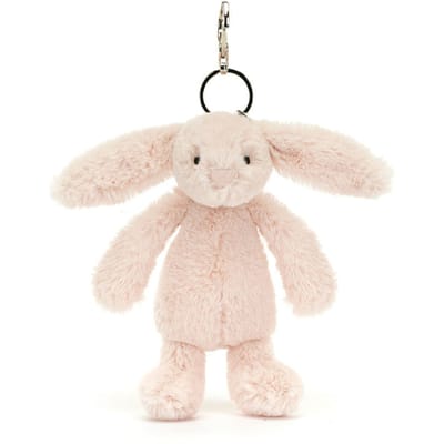 Jellycat bag charm bunny bashful blush